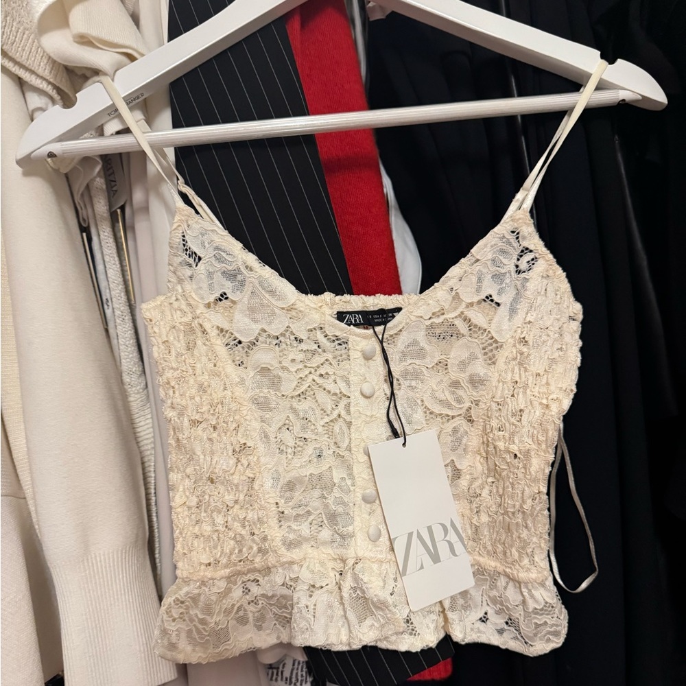 Net Zara lace cami